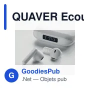 QUAVER Ecouteurs TWS en ABS - Miniature 4