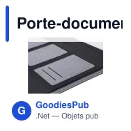Porte-documents A4 personnalisable Quest Portfolio avec logo - Miniature 11