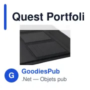 Porte-documents A4 personnalisable Quest Portfolio avec logo - Miniature 3