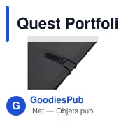 Porte-documents A4 personnalisable Quest Portfolio avec logo - Miniature 5