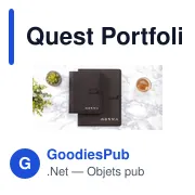 Porte-documents A4 personnalisable Quest Portfolio avec logo - Miniature 7