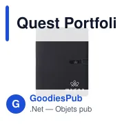Porte-documents A4 personnalisable Quest Portfolio avec logo - Miniature 8