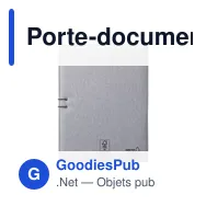 Porte-documents A4 personnalisable Quest Portfolio avec logo - Miniature 9