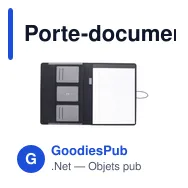 Porte-documents A4 personnalisable Quest Portfolio avec logo - Miniature 10
