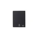 Variante noir - Porte-documents A4 personnalisable Quest Portfolio avec logo