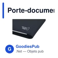 Porte-documents A5 personnalisable Quest Portfolio avec logo - Miniature 11