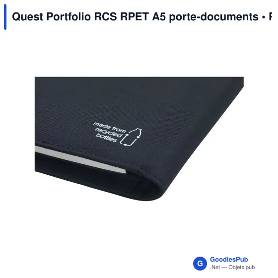 Porte-documents A5 personnalisable Quest Portfolio avec logo - Image 11