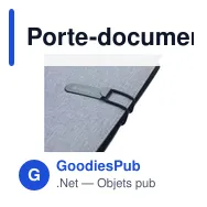 Porte-documents A5 personnalisable Quest Portfolio avec logo - Miniature 5