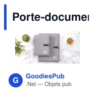 Porte-documents A5 personnalisable Quest Portfolio avec logo - Miniature 6