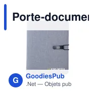 Porte-documents A5 personnalisable Quest Portfolio avec logo - Miniature 7