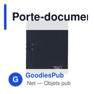 Porte-documents A5 personnalisable Quest Portfolio avec logo - Miniature 8