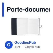 Porte-documents A5 personnalisable Quest Portfolio avec logo - Miniature 10