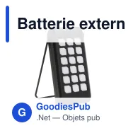 Batterie externe solaire personnalisable 10000 mAh avec logo - Quest - Miniature 2