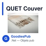 QUET Couverture en mohair à carreaux - Miniature 6
