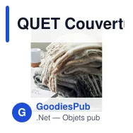 QUET Couverture en mohair à carreaux - Miniature 9