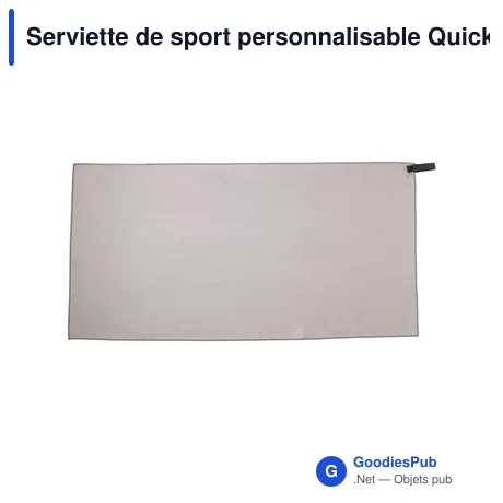 Serviette de sport personnalisable Quick Dry avec logo