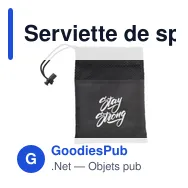Serviette de sport personnalisable Quick Dry avec logo - Miniature 2