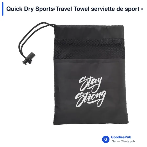 Serviette de sport personnalisable Quick Dry avec logo - Image 2
