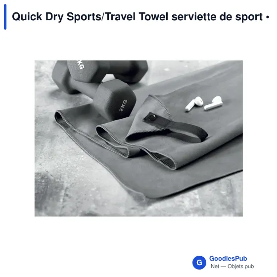 Serviette de sport personnalisable Quick Dry avec logo - Image 3