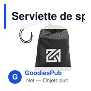 Serviette de sport personnalisable Quick Dry avec logo - Miniature 6