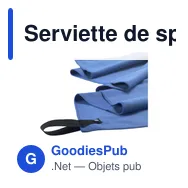 Serviette de sport personnalisable Quick Dry avec logo - Miniature 8