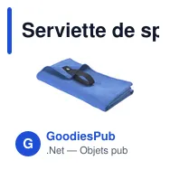 Serviette de sport personnalisable Quick Dry avec logo - Miniature 10