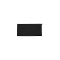 Variante noir - Serviette de sport personnalisable Quick Dry avec logo
