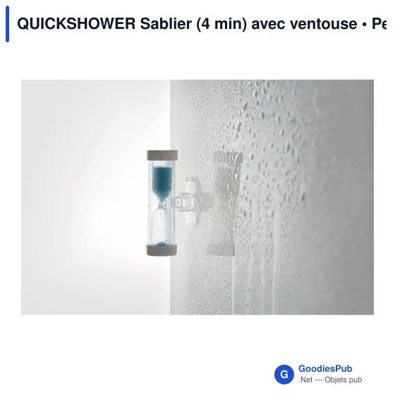 QUICKSHOWER Sablier (4 min) avec ventouse - Image 3