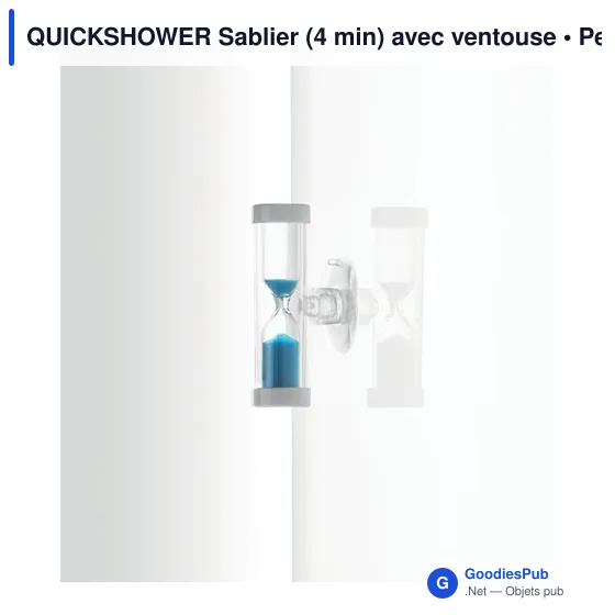 QUICKSHOWER Sablier (4 min) avec ventouse - Image 4