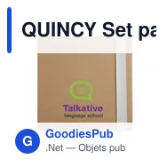 QUINCY Set papeterie - Miniature 2