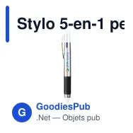 Stylo 5-en-1 personnalisable avec logo - Quintet - Miniature 3