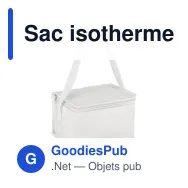 Sac isotherme personnalisable 6 canettes en R-PET non tissé avec logo - 75 g/m² - Miniature 3