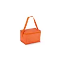 Variante Orange - Sac isotherme personnalisable 6 canettes en R-PET non tissé avec logo - 75 g/m²