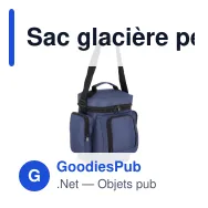 Sac glacière personnalisable en R-PET 600D 10 L avec logo - Trois coloris - Miniature 2