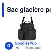 Sac glacière personnalisable en R-PET 600D 10 L avec logo - Trois coloris - Miniature 3