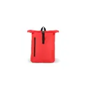 Variante Rouge - Sac à dos Roll Top personnalisable en R-PET 600D 20 L avec logo - Huit coloris