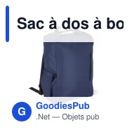 Sac à dos à boucle personnalisable en R-PET 600D 20 L avec logo - Cinq coloris - Miniature 2
