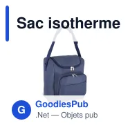 Sac isotherme personnalisable en R-PET 600D 13 L avec logo - 26 x 34 cm - Miniature 3