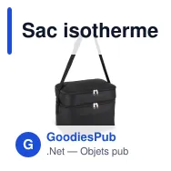 Sac isotherme personnalisable à double compartiment 12 L avec logo - 6 couleurs - Miniature 3