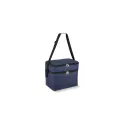 Variante Bleu foncé - Sac isotherme personnalisable à double compartiment 12 L avec logo - 6 couleurs