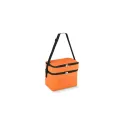 Variante Orange - Sac isotherme personnalisable à double compartiment 12 L avec logo - 6 couleurs