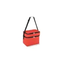 Variante Rouge - Sac isotherme personnalisable à double compartiment 12 L avec logo - 6 couleurs