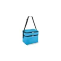 Variante Bleu clair - Sac isotherme personnalisable à double compartiment 12 L avec logo - 6 couleurs