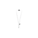 Variante Blanc - Lanyard personnalisable en R-PET recyclé avec logo - 9 coloris