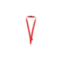 Variante Rouge - Lanyard personnalisable en R-PET recyclé avec logo - 9 coloris