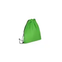 Variante Vert clair - Sac à cordon personnalisable en non-tissé recyclé 75 g/m² avec logo - 38 x 42 cm