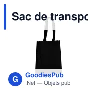 Sac de transport personnalisable en non-tissé laminé recyclé 24 x 11 x 30 cm avec logo - S - Miniature 4