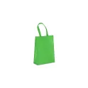 Variante Vert clair - Sac de transport personnalisable en non-tissé laminé recyclé 30 x 12 x 40 cm avec logo - M