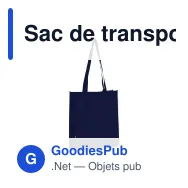 Sac de transport personnalisable en non-tissé recyclé 38 x 9 x 42 cm avec logo - Soufflet - Miniature 4