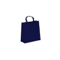 Variante Bleu foncé - Grand sac de transport personnalisable en non-tissé recyclé 45 x 18 x 45 cm avec logo - XL